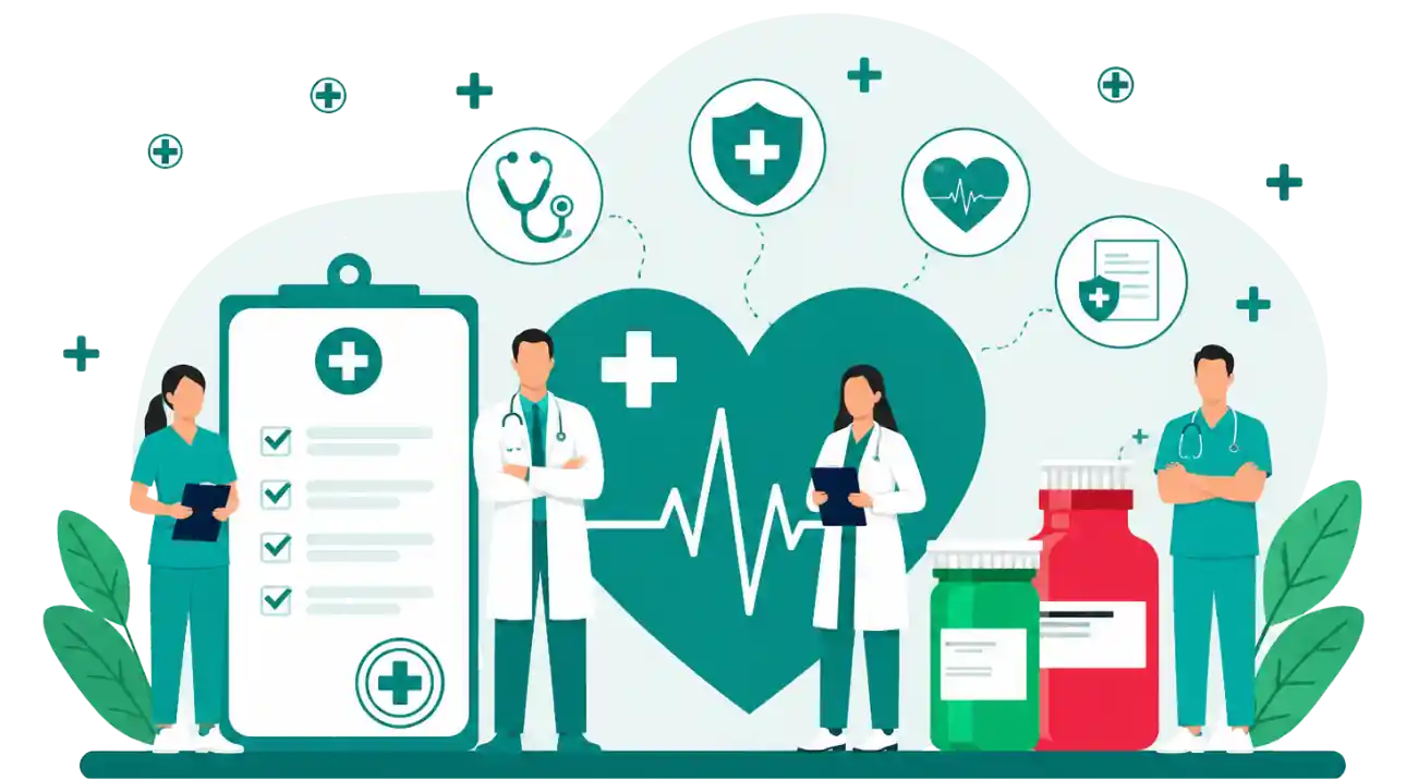 Happy healthcare professional
